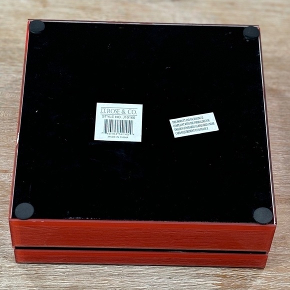 NWT JT Rose & Co Chinese Lattice Keepsake Box - Picture 4 of 4